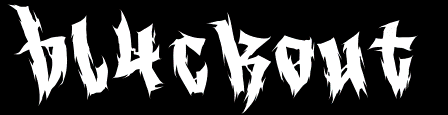 bl4ckout plate logo banner