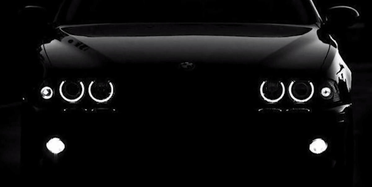 BMW with vanish plate