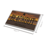 Blackout License Plate Cover - Australia Motorcycle - Replacement Glass