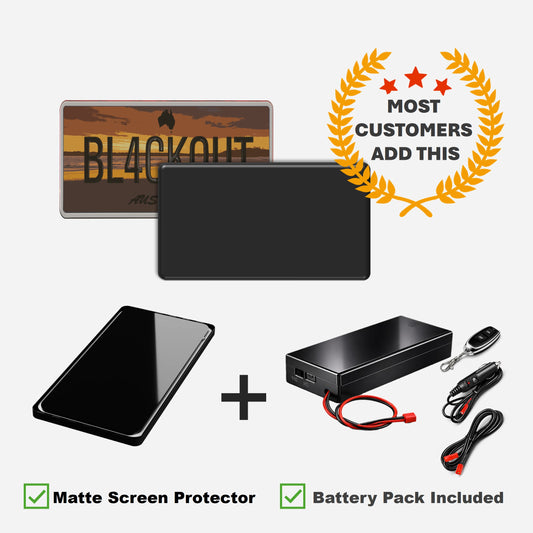 Blackout Plate Essential Bundle - AUS Bike