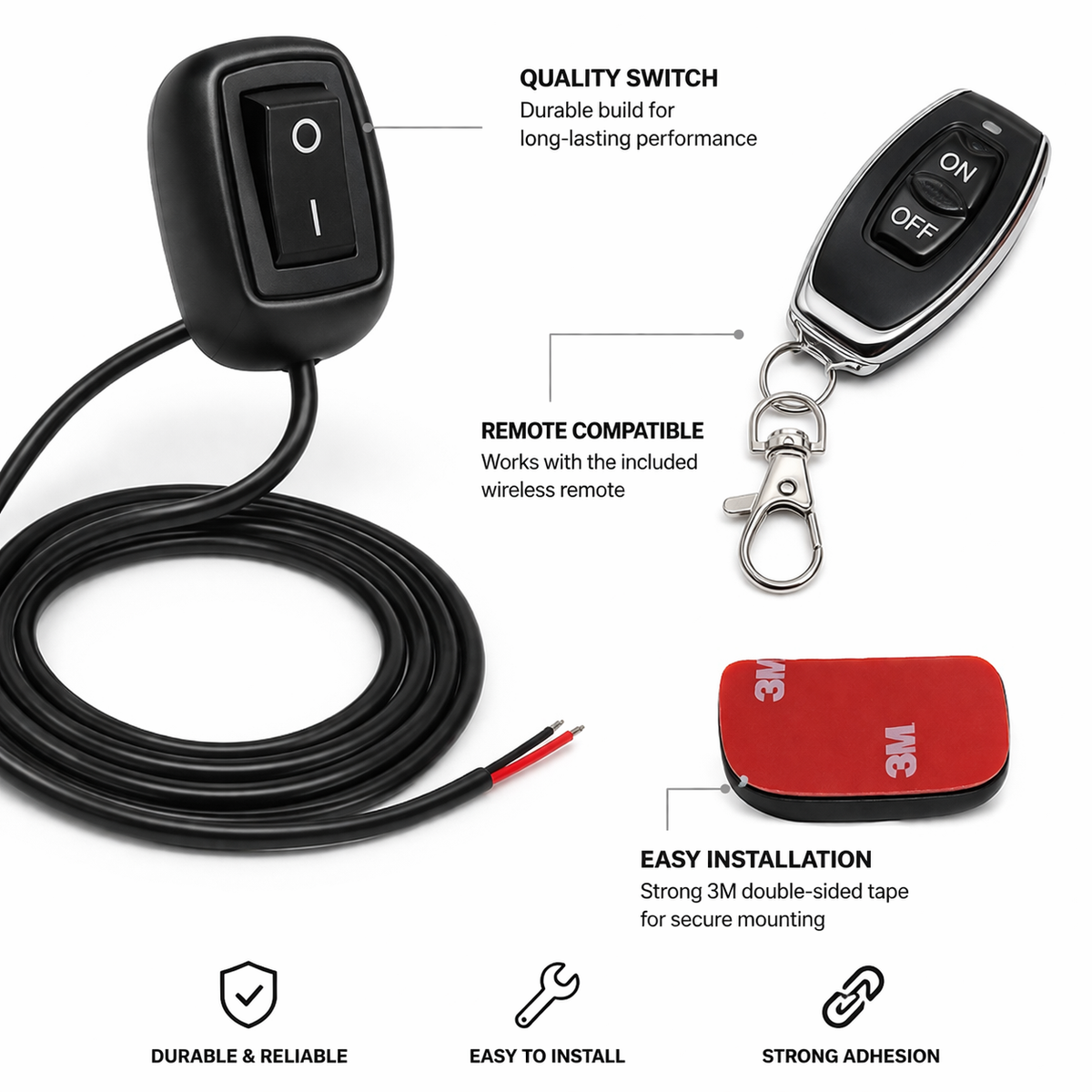 Car Switch - EASY ACCESS & INSTANT RESPONSE