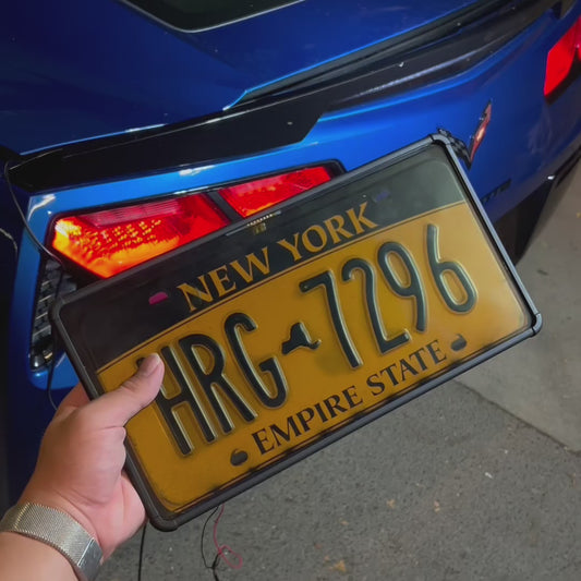 Blackout Plate Cover - North America Car